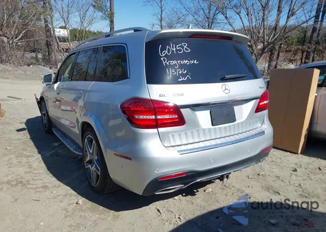 2019 Mercedes-Benz Gls 550 4Matic z USA, uszkodzony, nr VIN 4JGDF7DE0KB202628